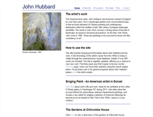 Tablet Screenshot of johnhubbard.com